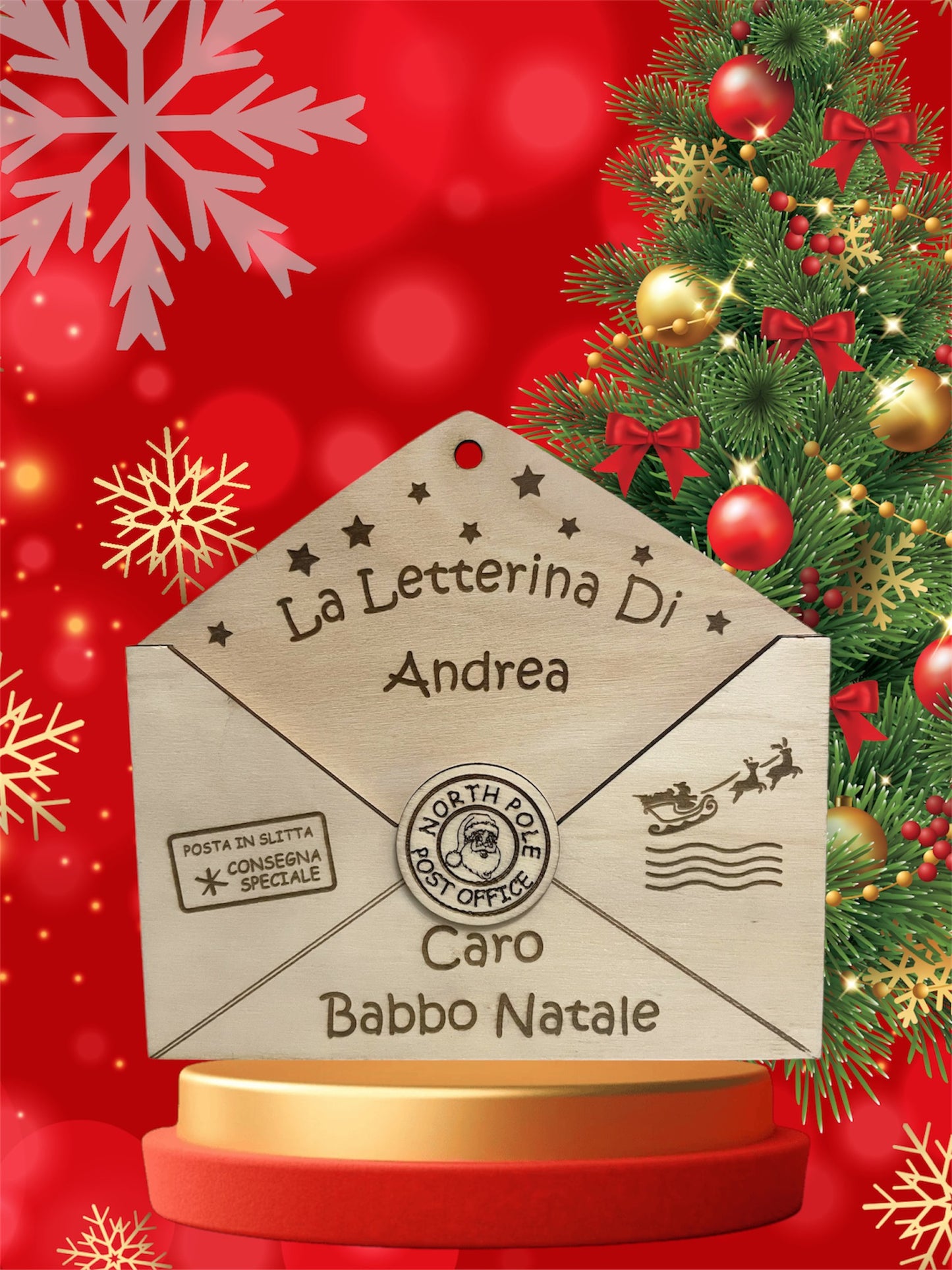 Letterina Babbo Natale Personalizzata con Nome